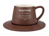 Чашка с блюдцем Espresso, 90 мл