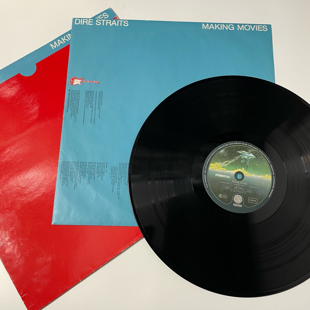 Винтажная виниловая пластинка LP Dire Straits Making Movies (Германия 1980)