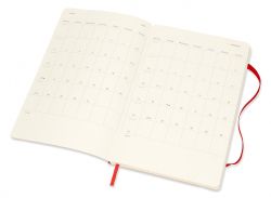 Еженедельник Moleskine Classic Soft Weekly Large мягкая обложка красный (DSF212WN3)