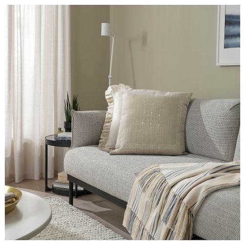 Чехол на подушку IKEA AKERNEJLIKA (АКЕРНЕЙЛИКА), Бежевый, 50x50 см
