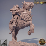 Человек Воин Паладин Варвар Файтер Рыцарь на коне миниатюра для dnd, днд, pathfinder, фентези, Настольная игра, НРИ, Варгейм, РПГ