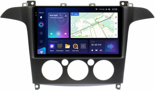 Магнитола для Ford S-Max, Galaxy 2 2006-2015 (кондиционер) - Teyes CC3-2K на Android 10, Быстрая, 2K QLED, CarPlay, 4G SIM-слот