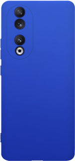 Мягкий Soft Touch чехол из силикона для HONOR 90 (не PRO!) с бархатной подкладкой