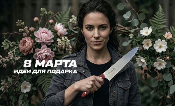 ЖЕНЩИНА И НОЖ: идеи подарка на 8 марта ЖЕНЩИНА И НОЖ: идеи подарка на 8 марта