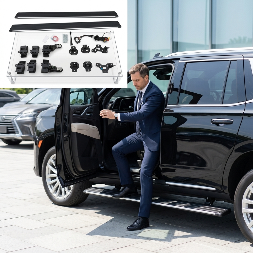 Электрические боковые пороги для GMC Yukon XL 2021+