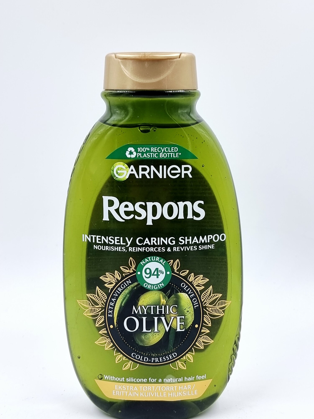 Garnier Respons Шампунь Mythic Olive с маслом оливы, для сухих и поврежденных волос, 250 мл Финляндии)