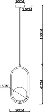 Подвесной светильник 1*E14 A7745SP-1AB бронза Matisse Arte Lamp