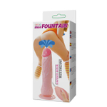 Фаллоимитатор-реалистик с имитацией семяизвержения Eros Fountain - 19,5 см.