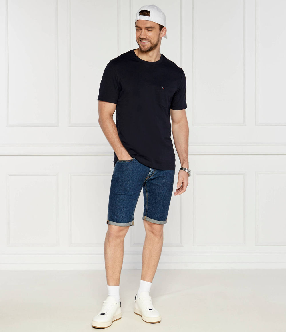 Футболка POCKET TEE Tommy Hilfiger - темно-синий(MW0MW36220)