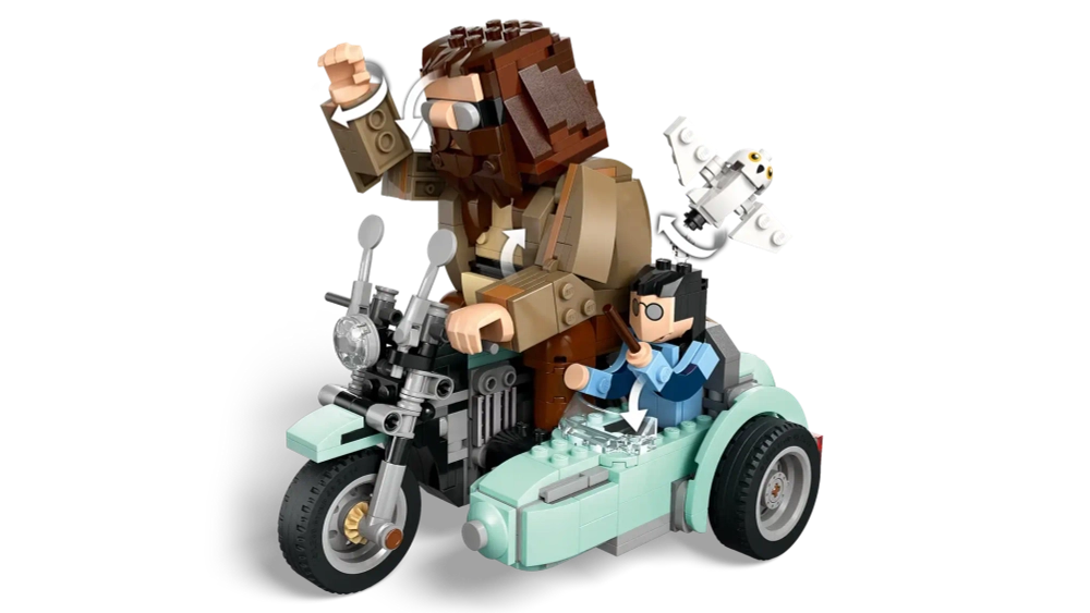Конструктор LEGO Harry Potter 76443 Поездка Хагрида и Гарри на мотоцикле