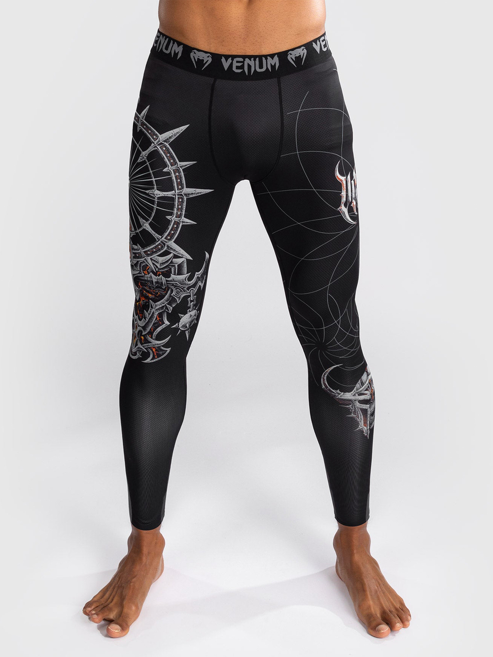 Тайтсы Venum Gladiator 5.0 Black/Silver