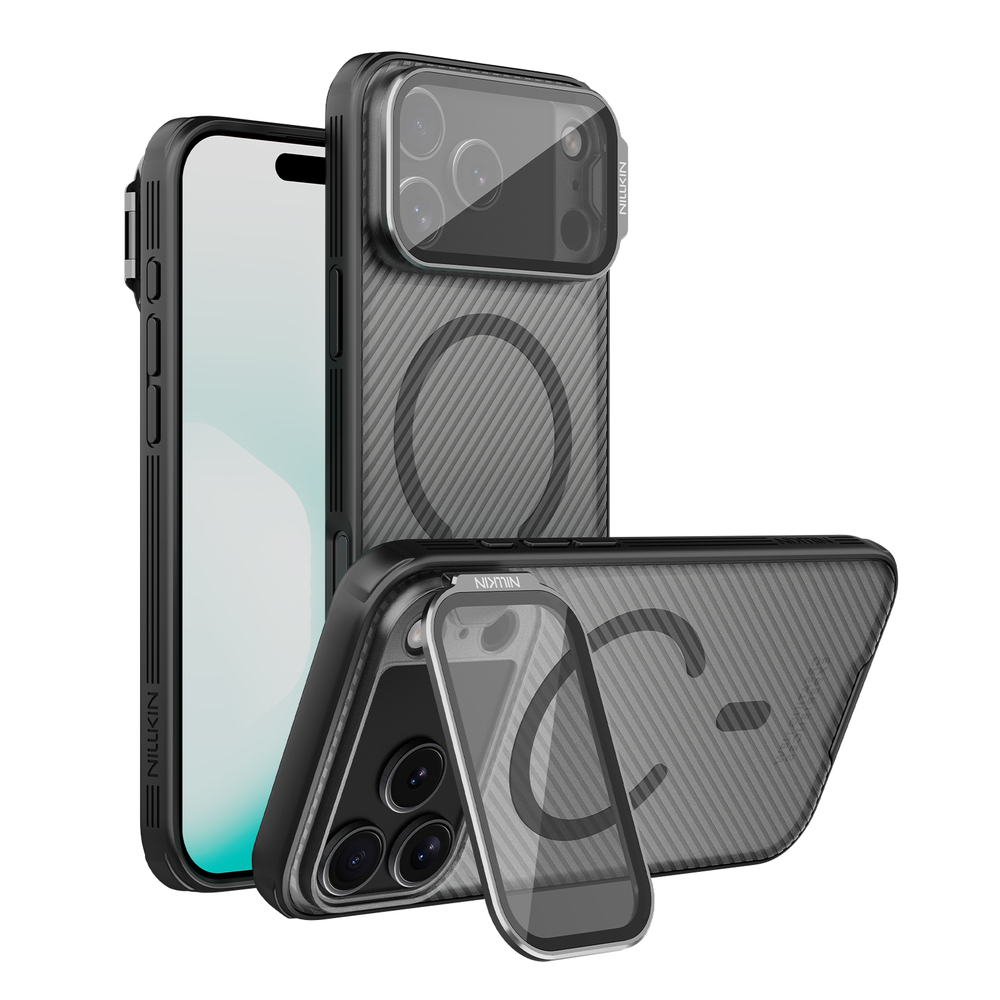 Чехол от Nillkin с MagSafe на iPhone 17 Pro Max, серия CamShield Prop Magnetic Case (версия с прозрачной крышкой объектива)