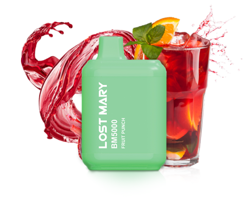 Lost mary BM 5000 Fruit punch Фруктовый сок купить в Москве с доставкой по России