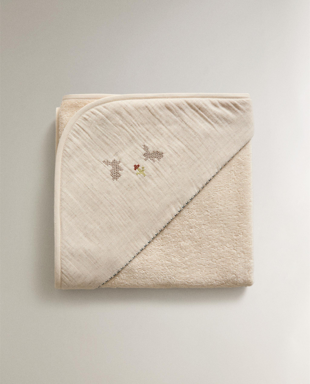 Детское полотенце с капюшоном из хлопка Zara Home, фото 5
