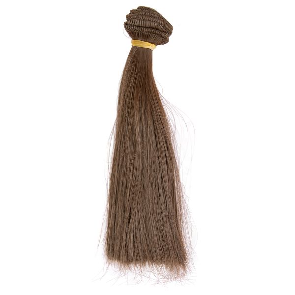 Трессы для кукол 15 см, 100 см, 25 г, 05 каштановый, HobbyBe HAR-7