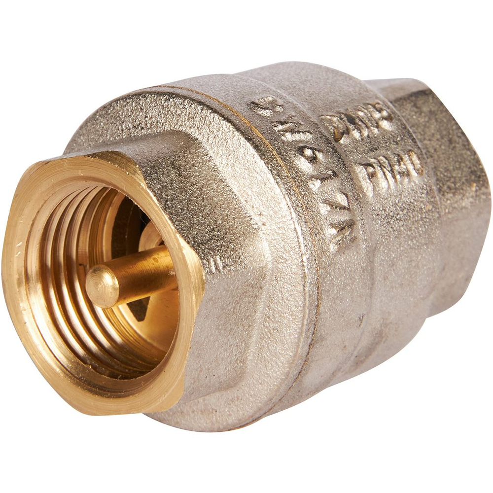 Клапан обратный ROMMER RVC-0001 - 1/2" (ВР/ВР, PN40, Tmax 120°C, с металлическим седлом)