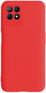 Мягкий Soft Touch чехол из силикона для REALME 8i и NARZO 50 с бархатной подкладкой