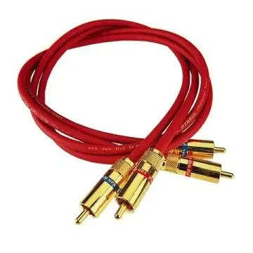 Кабель межблочный аналоговый RCA Van den Hul The Bay C5 Hybrid. Длина 1,2 метра