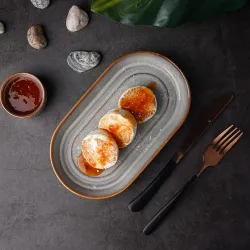 Блюдо овальное 24*13,8 см h2,8 см Evolution Mont Blanc P.L. Proff Cuisine [4]