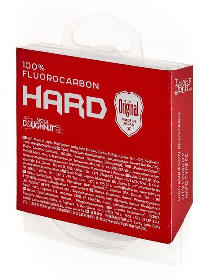 Леска монофильная Lucky John FLUOROCARBON Hard 30 м, 0,26 мм