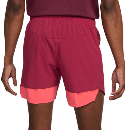Мужские теннисные шорты Nike Court Dri-Fit Slam Tennis Shorts - noble red/ember glow/white