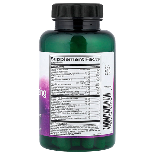 Swanson Vitamins, средство для восстановления волос, 60 таблеток