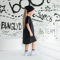 Платье-футболка оверсайз "Вb team"