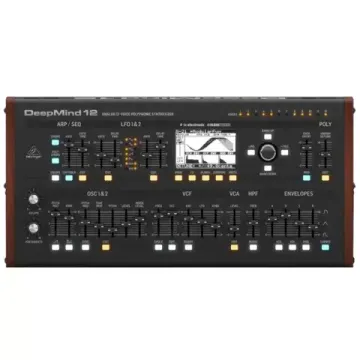 Behringer DeepMind 12D - настольный аналоговый синтезатор, 12 гол. полифония, Wi-Fi