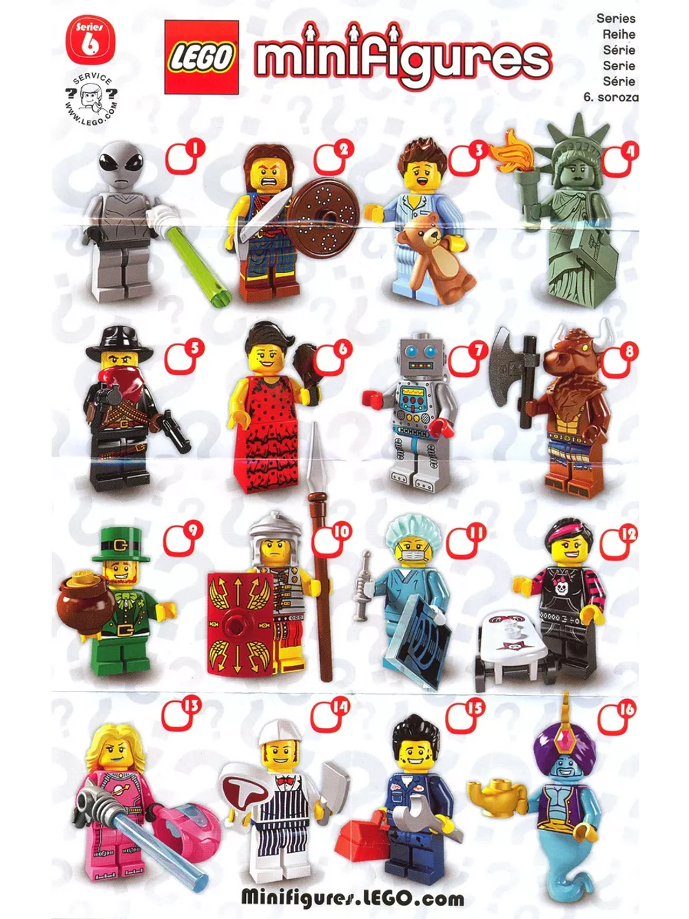 LEGO Minifigures 8827 6 серия Межгалактическая девушка