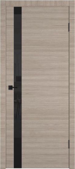 Дверь межкомнатная SOLO | RED OAK | BLACK GLOSS