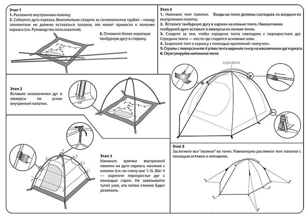 ПАЛАТКА ДЛЯ ПУТЕШЕСТВИЙ NORMAL АЛЬФА 3