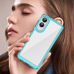 Чехол с усиленными рамками бирюзового цвета для Samsung Galaxy S25 Edge, увеличенные защитные свойства