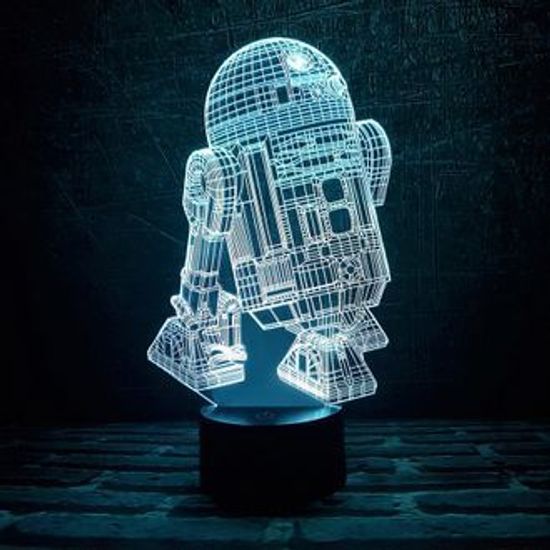 3D лампа R2 D2