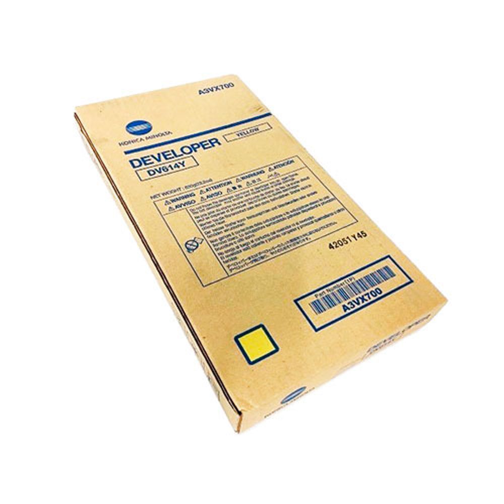 Девелопер Konica-Minolta DV-614Y для bizhub PRESS C1060/C2060/C1070/C71hc желтый A3VX700
