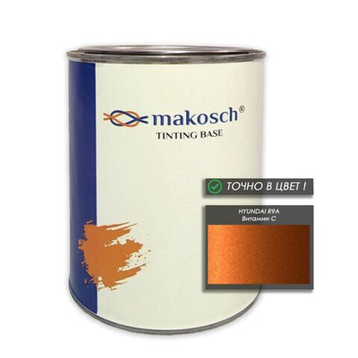Автоэмаль makosch/HYUNDAI R9A, Базовая эмаль, оранжевый, перламутр, 800мл.