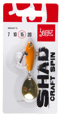 Тейл-спиннер Lucky John SHAD CRAFT SPIN 15г, цвет 016