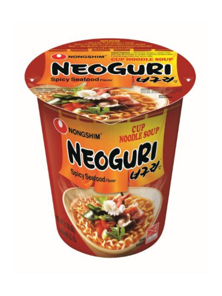 Лапша Nongshim Neoguri Spicy c морепродуктамы 62 г 4 шт