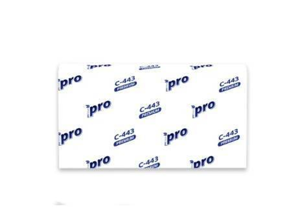 Листовые бумажные полотенца Z- сложения "PROtissue" , Артикул С443, 2 сл. 240*225мм