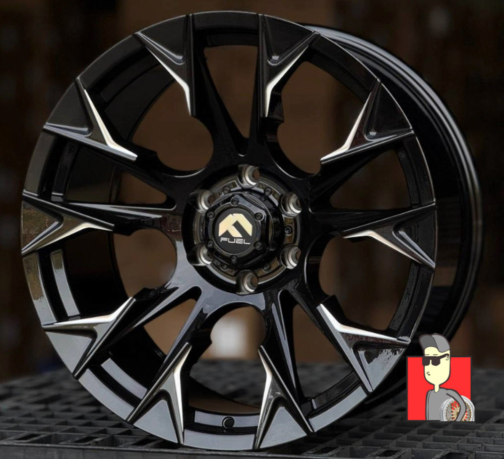 Комплект дисков Fuel Flame A326 20x10 et-10 6x139.7