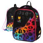 Ранец Berlingo Expert Mini Meow colors 36х27х14см, 2 отд., анатомическая спинка, с мешком д/обуви