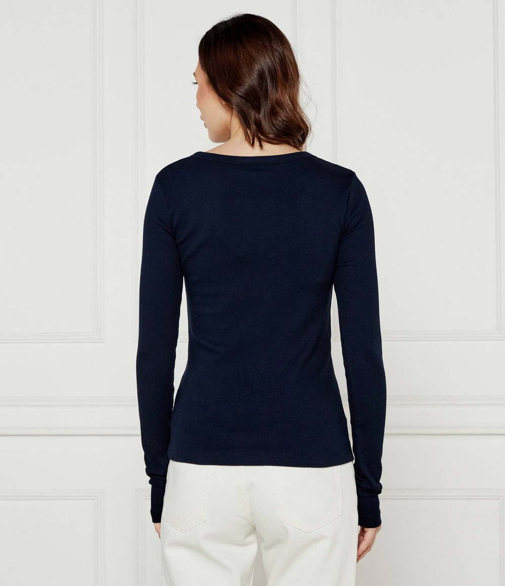 Блузка HENLEY Tommy Hilfiger - темно-синий(WW0WW43905)