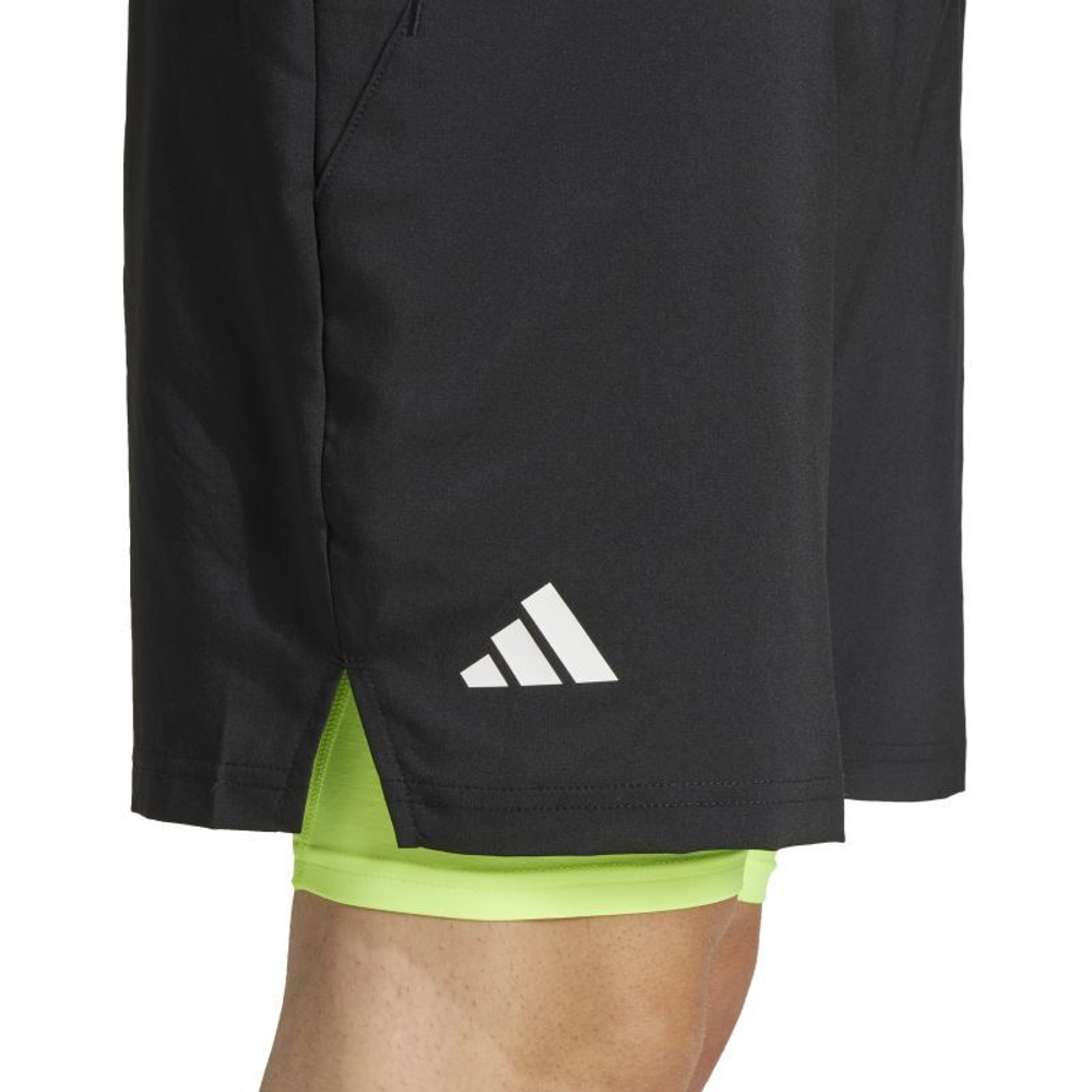Мужские теннисные шорты Adidas Club Climacool 2in1 - черный