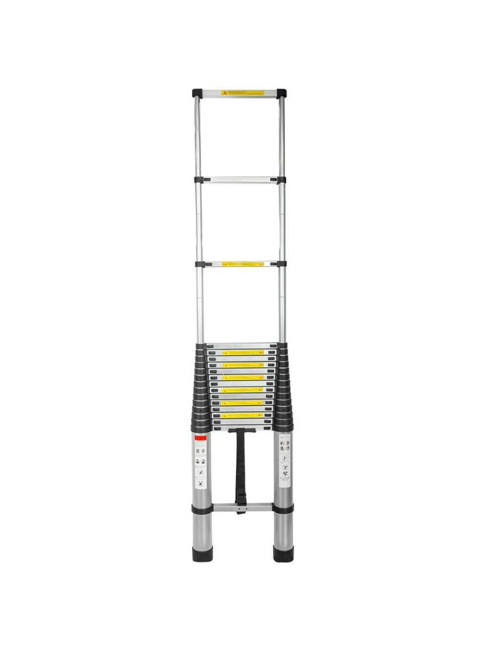 Лестница телескопическая алюминиевая бытовая 7.2м (17 ступ.) FORCEKRAFT FK-BL-T720