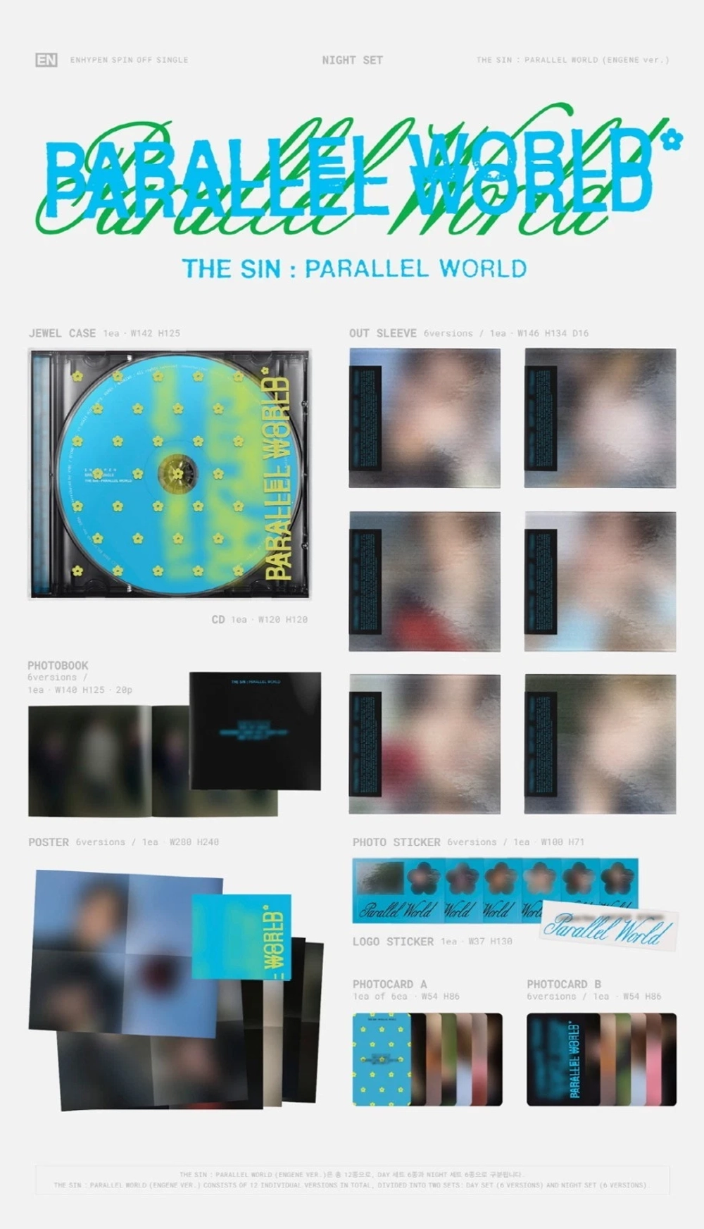 Альбом ENHYPEN - THE SIN : PARALLEL WORLD [ENGENE ver.]