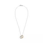 Подвеска из серебра и золота 18к ( 750 пробы) , Tiffany, Переплетённые кольца 💗 В наличии