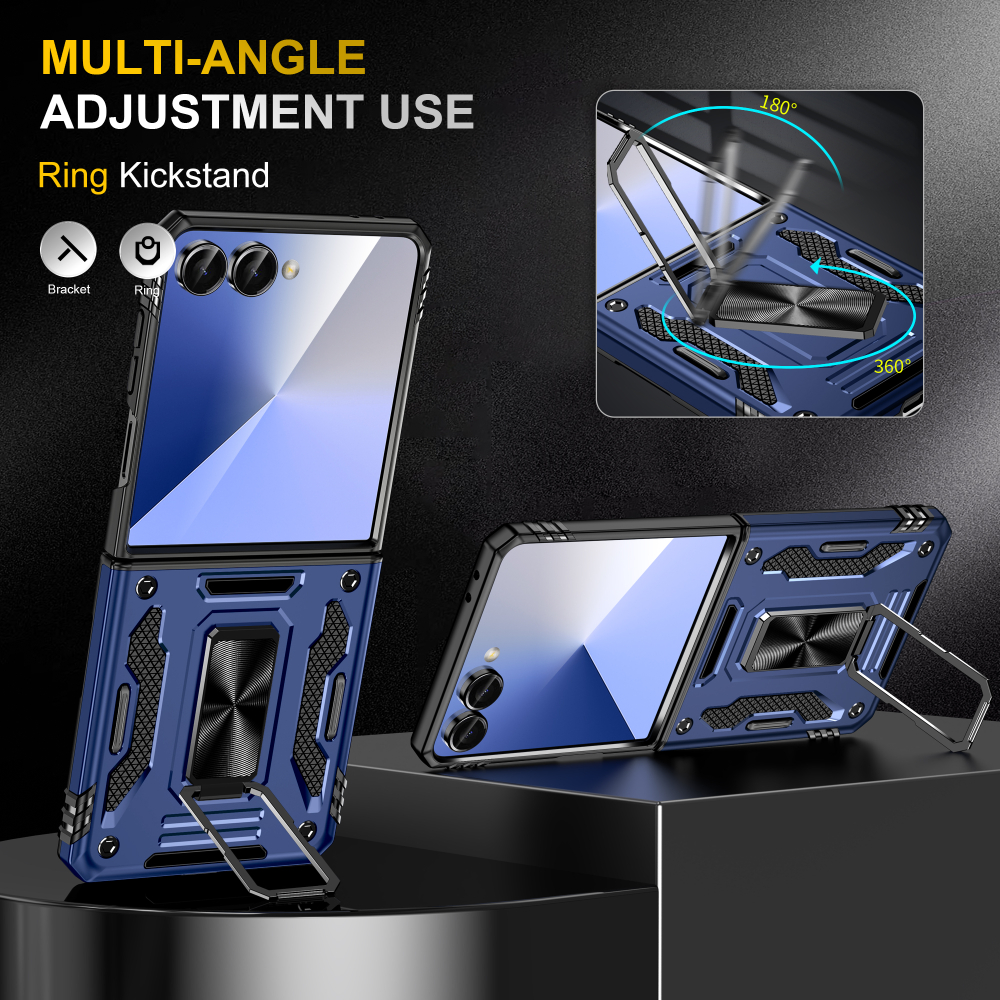 Чехол Safe Case с кольцом и защитой камеры для Samsung Galaxy Z Flip 7