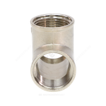 Тройник латунь никель Ду 20 (3/4") ВР/ВР VALFEX VF.130.N.034