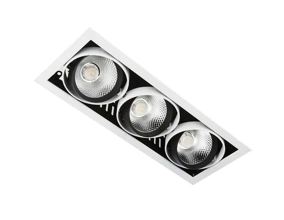 Точечный светильник Cardano Led T813 BK/CH 3*12W 4200K Ambrella