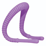 Фиолетовый гибкий фаллоимитатор Intimate Spreader для G-стимуляции (Цвет: фиолетовый)