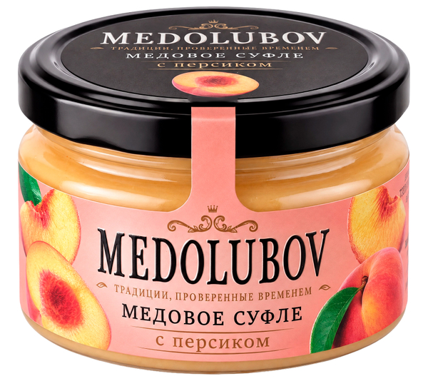 Медовое суфле с персиком Медолюбов 250 мл